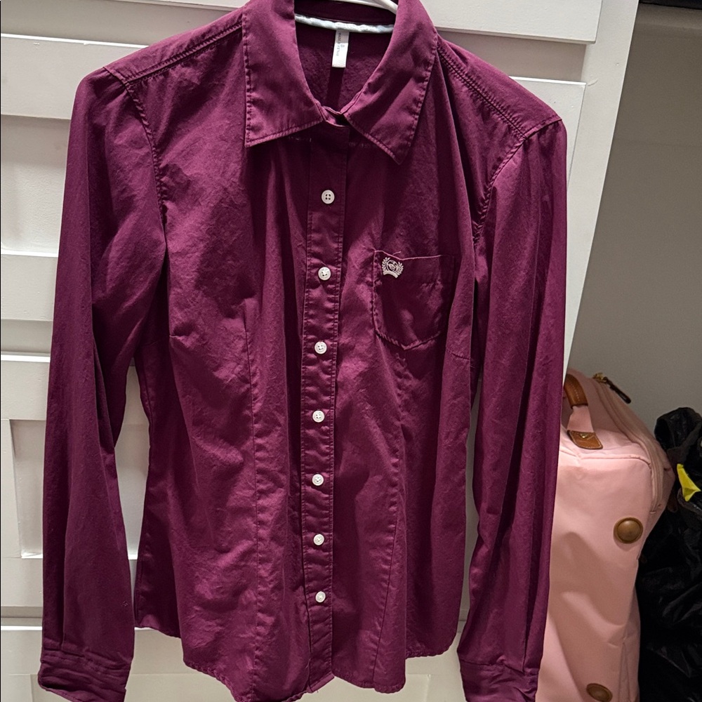 Cinch Women's Purple Button Down Shirt